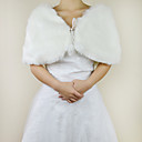 Sweet Faux Fur Evening/Wedding Shawl