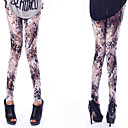 Women's Sexy Lace Jacquard Sheer Legging