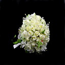 Raso gorgeous / Cotone figura rotonda Wedding Bouquet