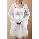 Elegant Long Bell Sleeve Lace Wedding/Evening Jacket/Wrap (More Colors)