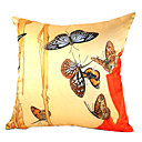 papillon soie taie d'oreiller décoratif pays
