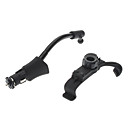 Swivel flexional Car Mount Holder con cargador de coche de cigarrillos para teléfonos móviles iPhone y otros