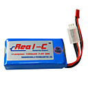 Real-C Alta Taxa 1300mAh 7.4V 2S 20C Li-Polymer Bateria