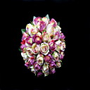 Gorgeous Satin/Cotton Round Shape Wedding Bouquet /Bridal Bouquet