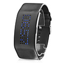Fashion Design Digital Blue Led Women Men Black Sport LED Watch