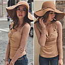 Donna di base Shirt Slim pizzo Sexy