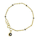 Mooie Glas Dames Metalen Armband