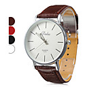 Unisex's PU Analog Quartz Wrist Watch (Assorted Colors)
