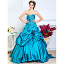 Ball Gown Sweetheart Floor-length Taffeta Evening Dress