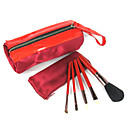 5 x Festival Brush Red Portable Juego con dos bolsas