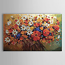 Hand-painted Floral Oil Painting with Stretched Frame