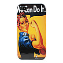 Power Girl Pattern Hard Case for iPhone 4/4S