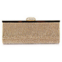 Unique Polyester with Crystals Evening Handbag/Clutches(More Colors)