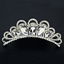 Aleación preciosa con tiaras Mujeres Zircon