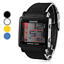 Men's Rubber LED Digital Wrist Watch (Assorted Colors)
