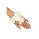 Vrouwen Cotton vingerloze pols lengte Fashion / Party Handschoenen Met Parels