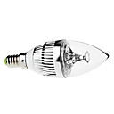 Dimmable E14 3W 240-270LM 3000-3500K Warm White Light LED Candle Bulb (110/220V)