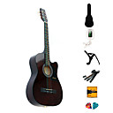 MATILDA - (Colorful Strings) 38" Beginner Acoustic Guitar Outfit (Brown)