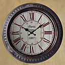 13.5" Paris 1807 Metal Wall Clock