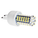 G9 5W 102x3528 SMD 400-420LM 6000-6500K Natural White Light LED Corn Bulb (110V/220V)