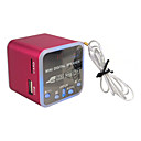 KX-618 Rechargeable USB Disk & TF Card MP3 Player Speaker with FM (4W x 2)