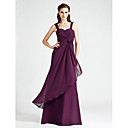 A-line Sweetheart  Floor-length Chiffon Bridesmaid Dress