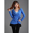 donne raccolte scollo a V maglia sottile