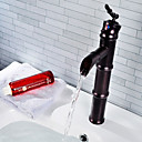 Antique Single Handle Centerset Bathroom Sink Faucet ORB Finish