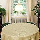 Contemporary Jacquard Geometric Round Polyester Table Cloth