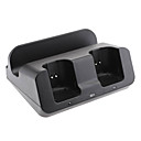 Charge Station for Wii U GamePad and Remote Controller with 2 Rechargeable 2800mAh Batteries (Assorted Color)