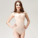 Chinlon and Spandex Front Zipper Closure High Waist Shaper Briefs