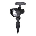 0.18W Modern Plastic Rechargeable LED Solar Garden Spotlight