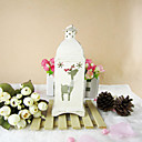 Iron Precioso reno Candle Lantern
