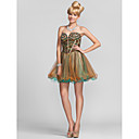 Ball Gown Sweetheart Short/Mini Chiffon Cocktail Dress