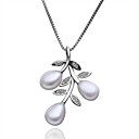 Gorgeous Cuprum With Cubic Zirconia / Pearl Women's Necklaces