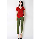 Vrouwen Basic T-shirt met Pocket