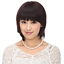 Capless 100% Human Hair Black Straight Hair Wig
