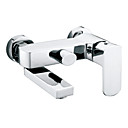 Chrome Finish Centerset Wall Mount Contemporary Style Messing Tub Armaturen
