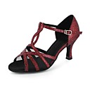 Customized Sparkling Glitter T-Strap Latin / Ballroom Women's  Dance Shoes(More Colors)