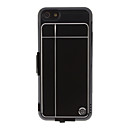 Power Pack pour iPhone 5 avec couverture en cuir (2600 mAh, Noir & Blanc)