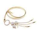 Stylish Faux Leather Party/Fashion Belt With Rhinestones (More Colors)