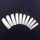 500PCS Half Cover Natural Color Acrylic French False Nail Art Tips