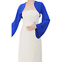 Bell Long Sleeve soir en mousseline / mariage wrap / veste (plus de couleurs)