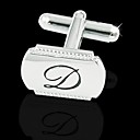 Simples iniciais "D" Cufflinks