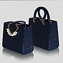 Leuke Vinatage Women's Print Beaded Tote
