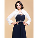 Met lange mouwen Faux Fur Avond / bruiloft jas / wrap
