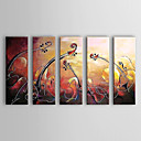 Hand Painted Oil Painting Abstract Set of 5 1303-AB0407