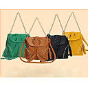 Women's Fashion Tassels PU Crossbody(24*24*8cm)