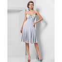 Sheath/Column V-neck Spaghetti Straps Knee-length Knitwear Cocktail Dresses
