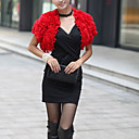 Rabbit Fur And Flower Party/Evening Wrap/Jacket (More Colors)